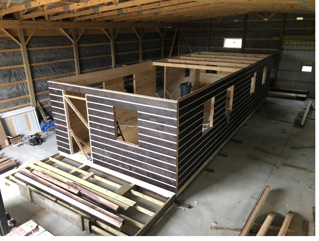 Cabin build process