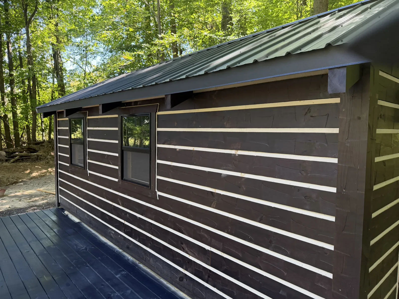 Orana cabin side wall, windows and deck